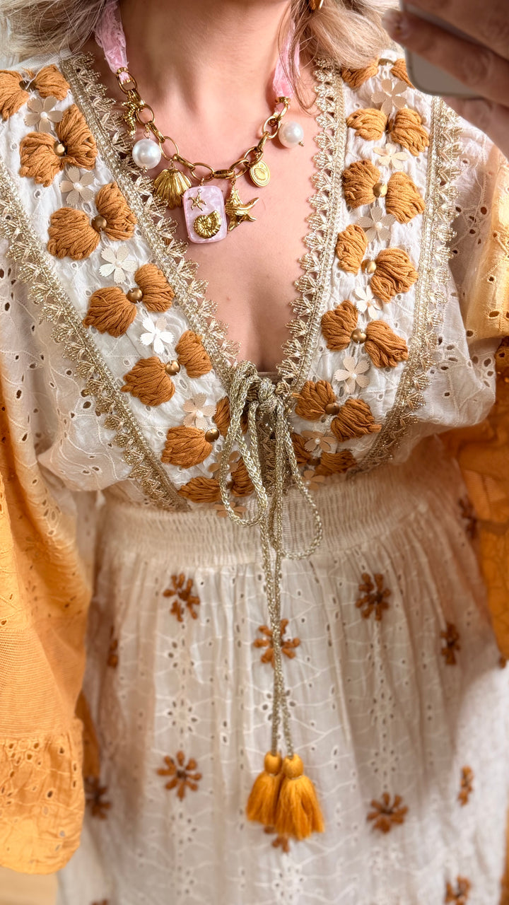 ROBE SOLEIL BRODERIE ANGLAISE DÉGRADÉE