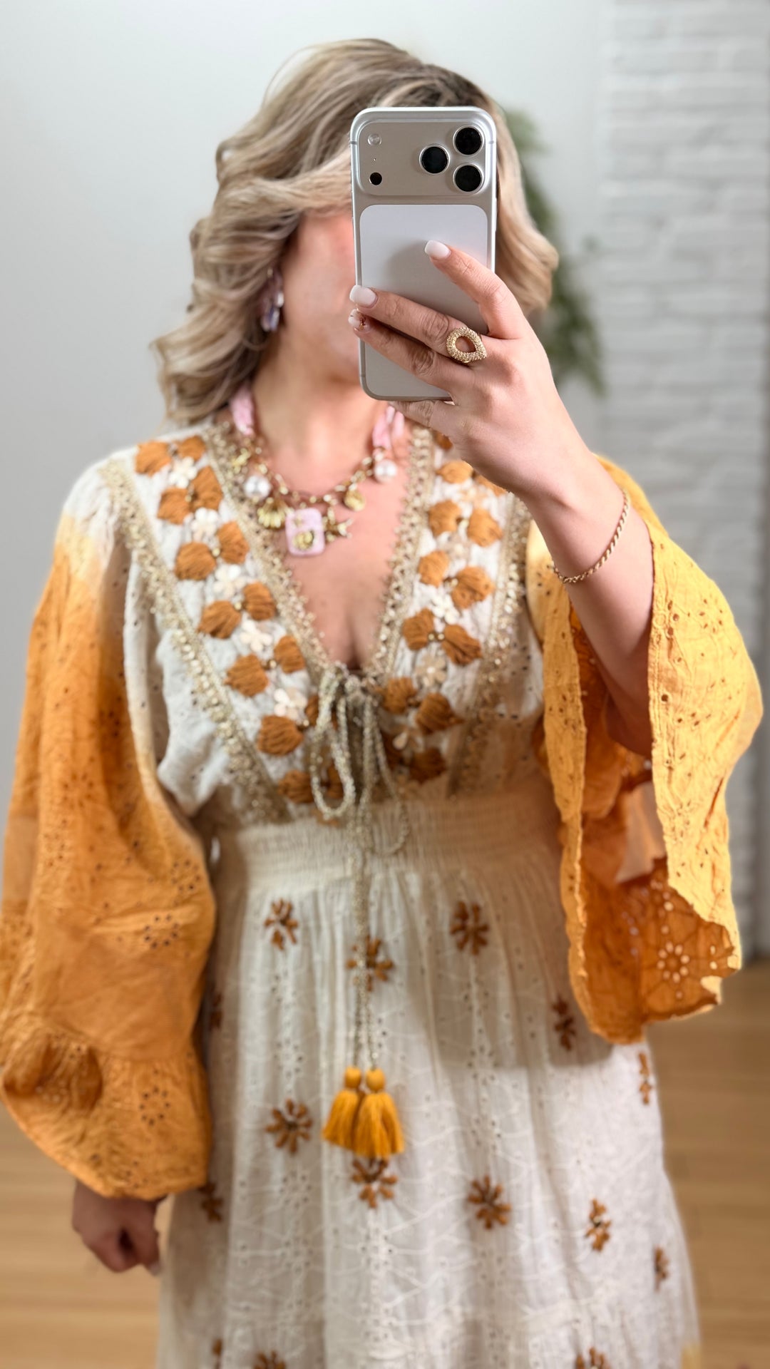 ROBE SOLEIL BRODERIE ANGLAISE DÉGRADÉE